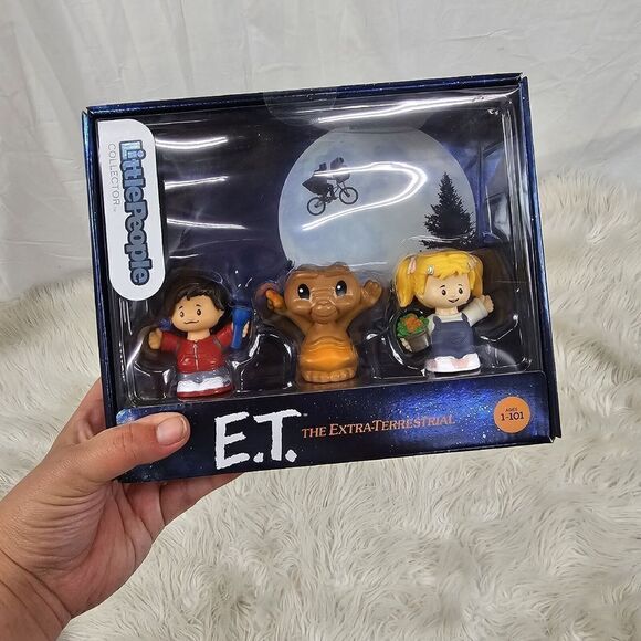 Little People Collector E.T. The Extra-Terrestrial 3pc Fisher Price Figures New - Picture 2 of 7